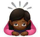 Женщина кланяется: темный тон кожи для Huawei HarmonyOS 4.0