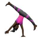 Женщина-акробат: очень темный тон кожи для Huawei HarmonyOS 4.0