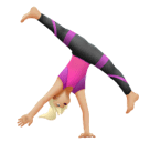 Женщина-акробат: светлый тон кожи для Huawei HarmonyOS 4.0