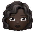 Женщина: очень темный тон кожи кудрявые волосы для Huawei HarmonyOS 4.0