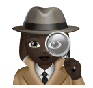 Жінка-детектив: дуже темний тон шкіри для Huawei HarmonyOS 4.0