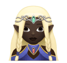 Женщина-эльф: очень темный тон кожи для Huawei HarmonyOS 4.0