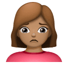 Нахмурившаяся женщина: средний тон кожи для Huawei HarmonyOS 4.0