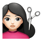 Женщина у парикмахера: очень светлый тон кожи для Huawei HarmonyOS 4.0