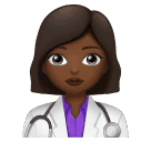 Женщина-врач: темный тон кожи для Huawei HarmonyOS 4.0