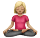 Жінка в позі лотоса: світлий тон шкіри для Huawei HarmonyOS 4.0