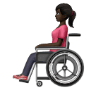 Femme En Fauteuil Roulant Manuel: Peau Foncée