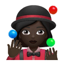 Женщина-жонглер: очень темный тон кожи для Huawei HarmonyOS 4.0