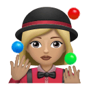 Женщина-жонглер: светлый тон кожи для Huawei HarmonyOS 4.0