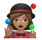 Жінка-жонглер: середній тон шкіри для Huawei HarmonyOS 4.0