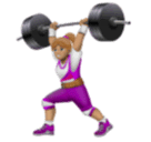 Женщина со штангой: средний тон кожи для Huawei HarmonyOS 4.0