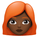 Женщина: темный тон кожи рыжие волосы для Huawei HarmonyOS 4.0