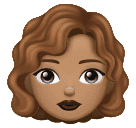 Женщина: средний тон кожи кудрявые волосы для Huawei HarmonyOS 4.0