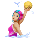 Жінка грає у водне поло: світлий тон шкіри для Huawei HarmonyOS 4.0