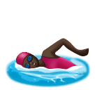 Пловчиха: очень темный тон кожи для Huawei HarmonyOS 4.0