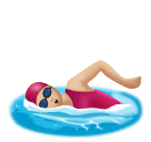 Пловчиха: светлый тон кожи для Huawei HarmonyOS 4.0