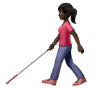 Жінка з тростиною для ходьби: Дуже світлий тон шкіри для Huawei HarmonyOS 4.0