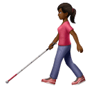 Женщина с тростью для ходьбы: светлый тон кожи для Huawei HarmonyOS 4.0