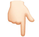 Dorso Da Mão Com Dedo Indicador Apontando Para Baixo: Pele Clara para Huawei HarmonyOS 5.0