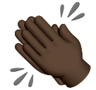 Mãos Aplaudindo: Pele Escura para Huawei HarmonyOS 5.0