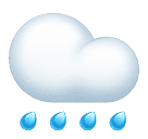 Cloud with Rain for Huawei HarmonyOS 5.0