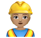 Trabalhador De Construção Civil: Pele Morena Clara para Huawei HarmonyOS 5.0