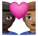 Casal Apaixonado: Homem, Homem, Pele Escura, Pele Morena para Huawei HarmonyOS 5.0