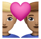 Закохана пара: чоловік чоловік світлий тон шкіри середній тон шкіри для Huawei HarmonyOS 5.0