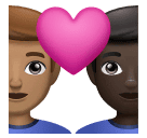 Casal Apaixonado: Homem, Homem, Pele Morena, Pele Escura para Huawei HarmonyOS 5.0