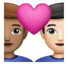 Закохана пара: чоловік чоловік середній тон шкіри дуже світлий тон шкіри для Huawei HarmonyOS 5.0