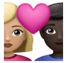 Couple With Heart - Man: Tom de pele Médio-Clara, Woman: Tom de pele Escura para Huawei HarmonyOS 5.0