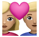 Casal com coração - Homem: Tom de pele médio-claro, Mulher: Tom de pele médio-claro para Huawei HarmonyOS 5.0