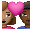 Casal com coração - Homem: Tom de pele médio, Mulher: Tom de pele médio-escuro para Huawei HarmonyOS 5.0