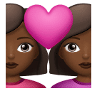 Casal Apaixonado: Mulher, Mulher, Pele Morena Escura para Huawei HarmonyOS 5.0