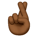 Dedos Cruzados: Pele Morena Escura para Huawei HarmonyOS 5.0