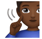 Homem Surdo: Pele Morena Escura para Huawei HarmonyOS 5.0