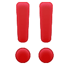 Double Exclamation Mark for Huawei HarmonyOS 5.0