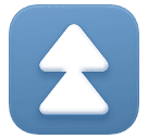 Два трикутника вістрям вгору для Huawei HarmonyOS 5.0