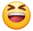 Grinning Squinting Face for Huawei HarmonyOS 5.0