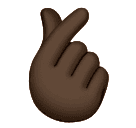 Mão Com O Dedo Indicador E O Polegar Cruzados: Pele Escura para Huawei HarmonyOS 5.0