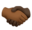 Aperto de mão: Tom de Pele Média-escura, Tom de Pele Escura para Huawei HarmonyOS 5.0