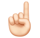 Indicador Apontando Para Cima: Pele Clara para Huawei HarmonyOS 5.0