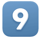 Keycap Digit Nine para Huawei HarmonyOS 5.0