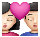 Поцілунок-чоловік: світлий тон шкіри, жінка: світлий тон шкіри для Huawei HarmonyOS 5.0