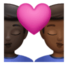 Beijo: Homem, Homem, Pele Escura, Pele Morena Escura para Huawei HarmonyOS 5.0