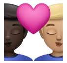 Beijo: Homem, Homem, Pele Escura, Pele Morena Clara para Huawei HarmonyOS 5.0