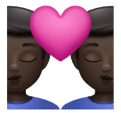 Поцілунок: чоловік чоловік дуже темний тон шкіри для Huawei HarmonyOS 5.0