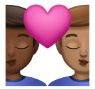 Beijo: Homem, Homem, Pele Morena Escura, Pele Morena para Huawei HarmonyOS 5.0