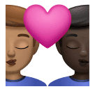 Beijo: Homem, Homem, Pele Morena, Pele Escura para Huawei HarmonyOS 5.0