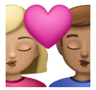Beijo - Homem: Tom de pele médio-claro, Mulher: Tom de pele médio para Huawei HarmonyOS 5.0